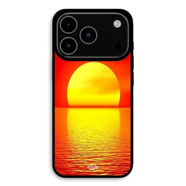 "Coque til iPhone 17 Pro Max Feerisk Solnedgang Maniacase" Svart