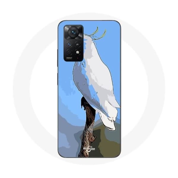 Coque - MANIACASE - Redmi Note 11 Pro 5G - Kakadue - Papegøjer - Hvid