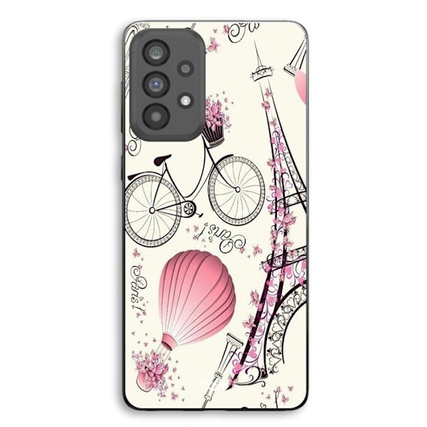Samsung Galaxy A33 5G - Eiffel-torni - pyörä - Maniacase Sort