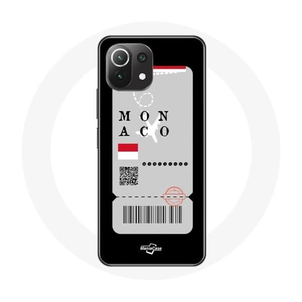 Coque - Xiaomi - Mi 11 Lite - Blød - Flybillet Monaco - Blandet beskyttelse
