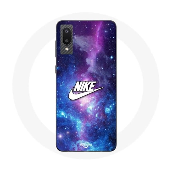 Coque Maniacase för Samsung Galaxy A02 nike-logotyp vit färgglad rymd