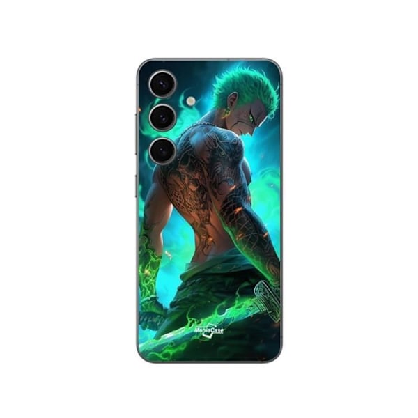 Coque Samsung Galaxy S24 plus One piece Zoro 3D Manga anime Fanart Maniacase