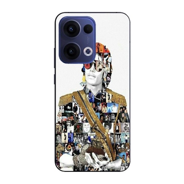 Telefonfodral - Maniacase - Oppo Reno 13 5G - Michael Jackson Legend - Silikon - Mjuk Svart