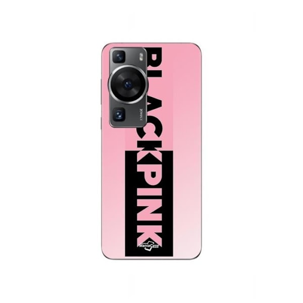Coque Huawei P60 Blackpink logotyp i rosa och svart Maniacase