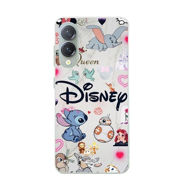 Coque för Samsung Galaxy S25 Edge Disney karaktärer Stitch Ariel Dumbo Maniacase Svart