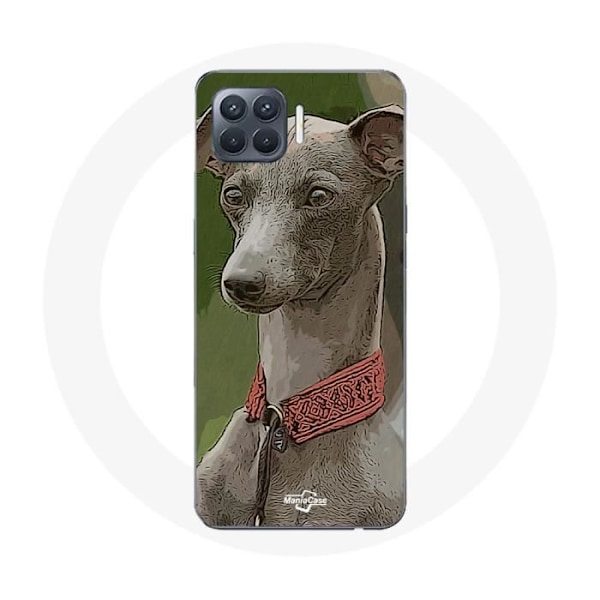 Coque - Oppo - A93 - Souple - Lévrier greyhound - Grå Grå