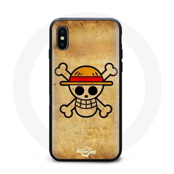 iPhone XS Max Cover One Piece Luffy Flag