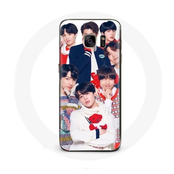 Coque för Samsung Galaxy S7 Edge BTS Affisch Medlemmar Julklapp 2023
