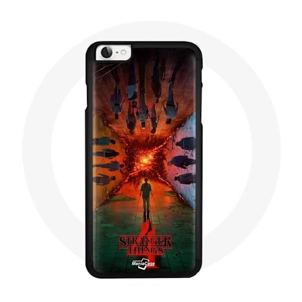 Skydd för iPhone SE - Stranger Things - Säsong 4 - Affisch Utrustningar - Svart - Plast - Resin