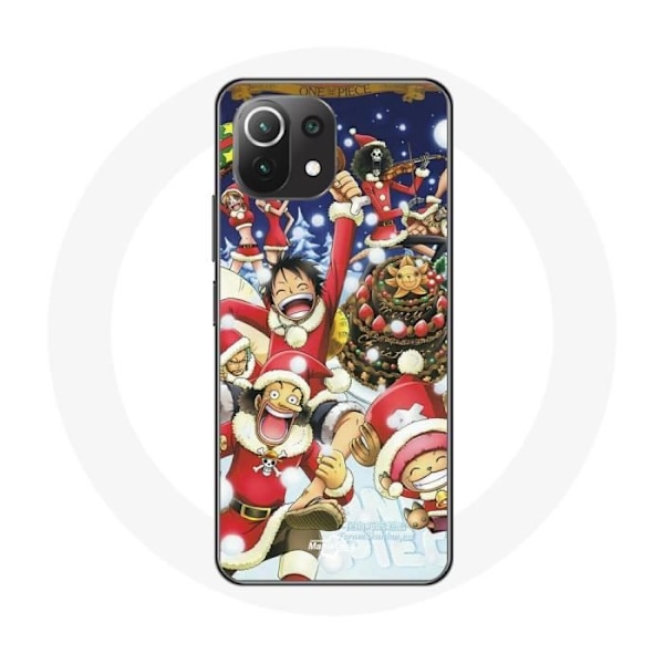 Coque för Xiaomi Mi 11 Lite One Piece Julafton Anime Manga