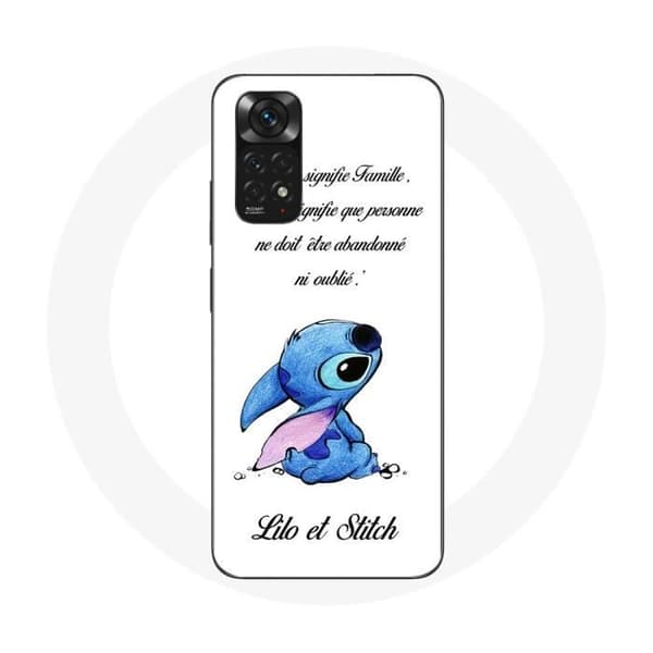 Coque - Xiaomi - Redmi Note 11S - Lilo och Stitch - Mjuk - Vit Vit