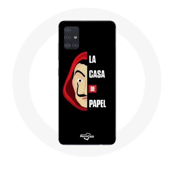 Coque Samsung Galaxy A51 La casa de papel Logotyp och Mask