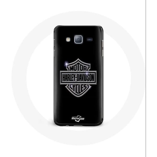 Coque - Harley Davidson - Samsung Galaxy J7 - Svart - Styv - Skydd