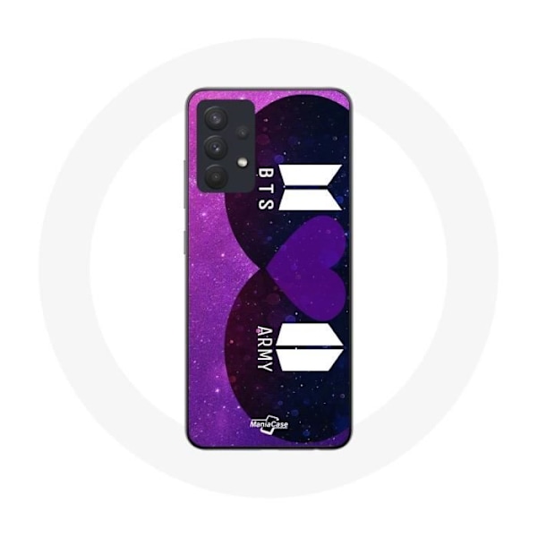 Coque för Samsung Galaxy A13 5G Bangtan Sonyeondan-logotyp BTS och logotyp ARMY I Purple You