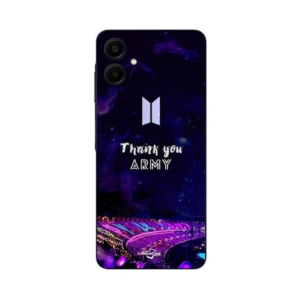 Coque för Samsung Galaxy A06 BTS armé gruppen BTS kung av K-pop Maniacase Svart