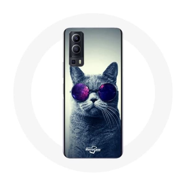 Coque Vivo Y72 Chat aurinkolasit Tyylillä