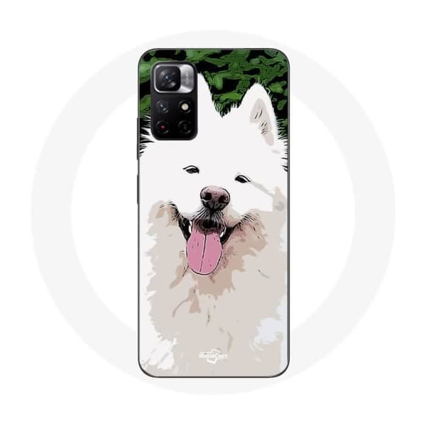 Cover - MANIACASE - Redmi Note 11 5G - Blød - Hvid - Samojede Vit