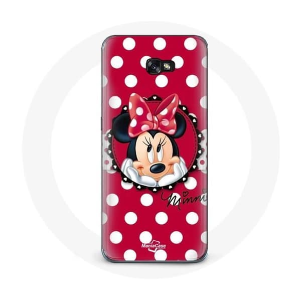 Coque för Samsung Galaxy A8 2016 Minnie Mouse Tecknad Röd
