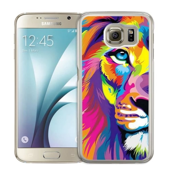 Coque Samsung Galaxy S4: Flerfärgad Lejon