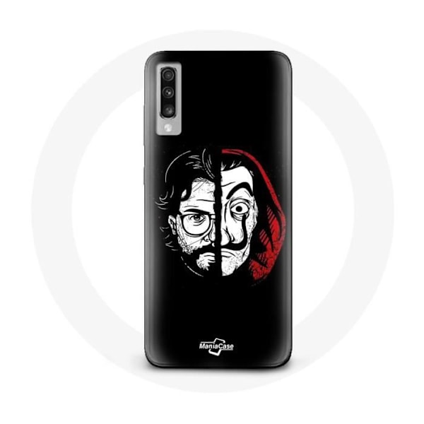 Coque för Samsung Galaxy A70 La casa de papel El Profesor Masque Split