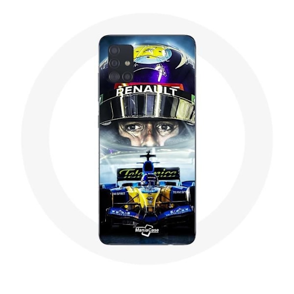Skydd för Samsung Galaxy A71 Formel 1 Fernando Alonso Díaz spansk F1-förare