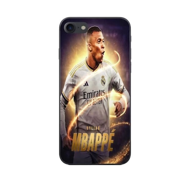 Coque Maniacase för iPhone 7 Kylian Mbappe Real Madrid Bakgrundsbilder