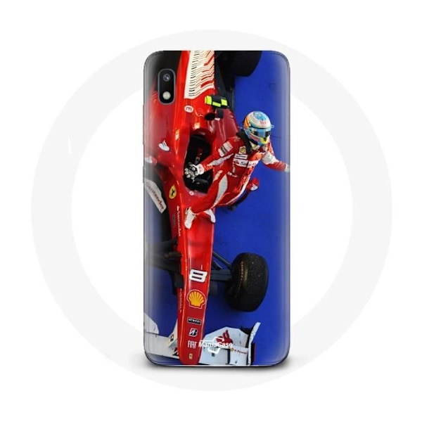 Coque för Samsung Galaxy A10 Formel 1 Fernando Alonso F1-förare Röd