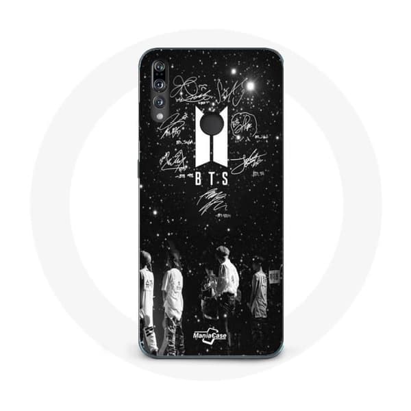 Coque - BTS - Huawei P30 Lite - Pehmeä - Musta - BTS-jäsenet