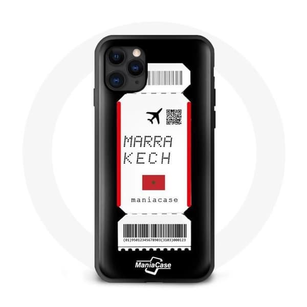 iPhone 11 Pro fodral flygbiljett Marrakech