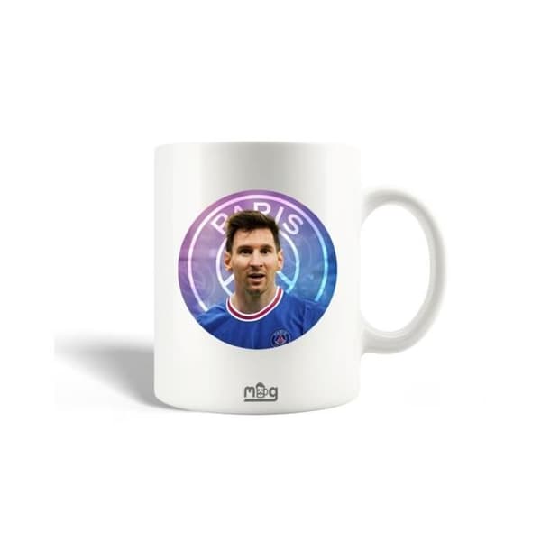 Mugg i keramik Lionel Messi PSG Paris Saint Germain transfer