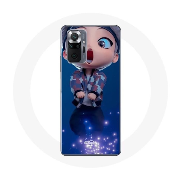 Coque för Xiaomi Redmi Note 10 Pro BTS TinyTAN Animation V Mic Drop