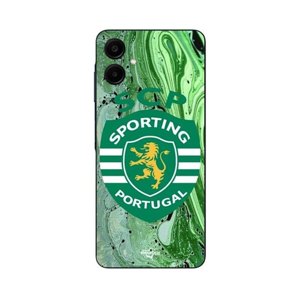 Mobilskal - Maniacase - Samsung Galaxy A06 - Silikon - Mjuk - Sporting Portugal Svart