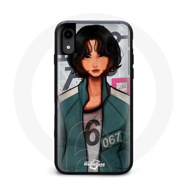 Coque - Squid Game - iPhone XR - Blød - Sort - Kang Sae Byeok