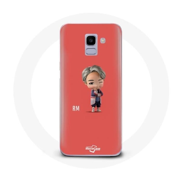 Coque för Samsung Galaxy A6 2018 BTS TinyTAN Animation RM