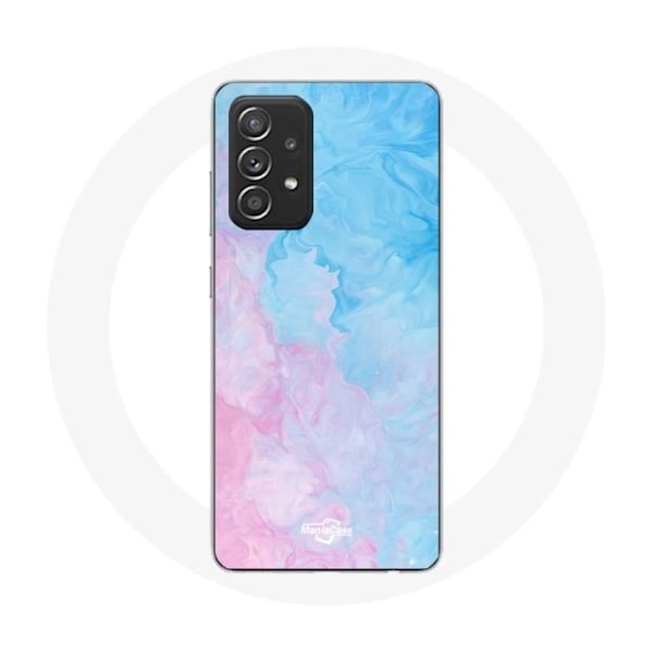 Coque för Samsung Galaxy A33 5G Blå rosa bakgrund