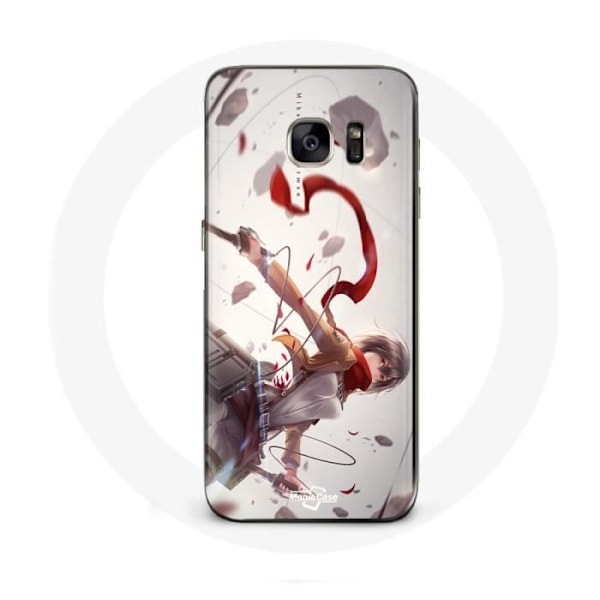 Coque för Samsung Galaxy S6 Mikasa Ackerman Attack on Titan Manga