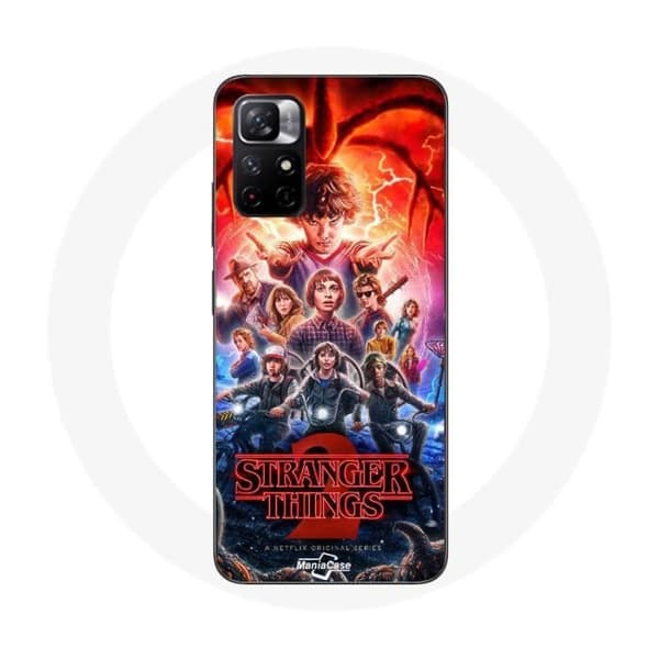 Coque - Stranger Things - Redmi Note 11 5G - Blød - Hvid - Unisex