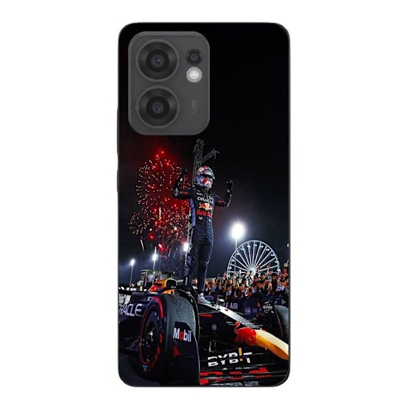 Coque Maniacase För Oppo Reno 13F F1 Max Verstappen mästare Svart