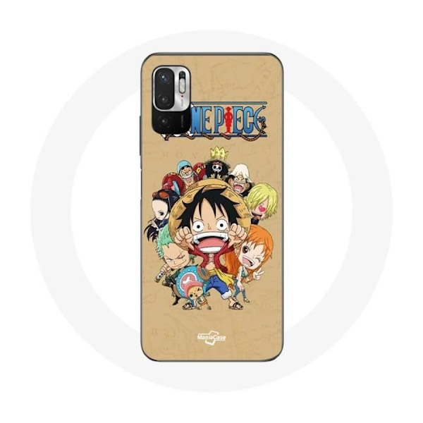 Skydd för Xiaomi Poco M3 Pro One Piece Manga Straw Hat Besättning