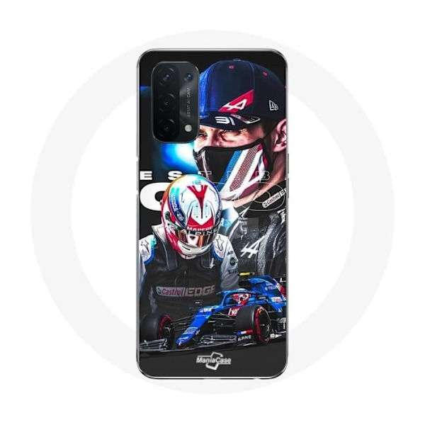 Coque för Oppo A74 5G Formel 1 Esteban Ocon F1-förare