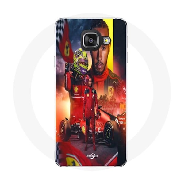 Coque Maniacase för Samsung Galaxy A3 2017 Lewis Hamilton Scuderia Ferrari F1 officiell