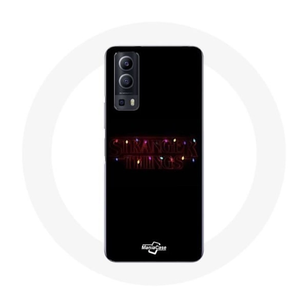 Coque för Vivo Y72 Stranger Things Affisch Logotyp God Jul