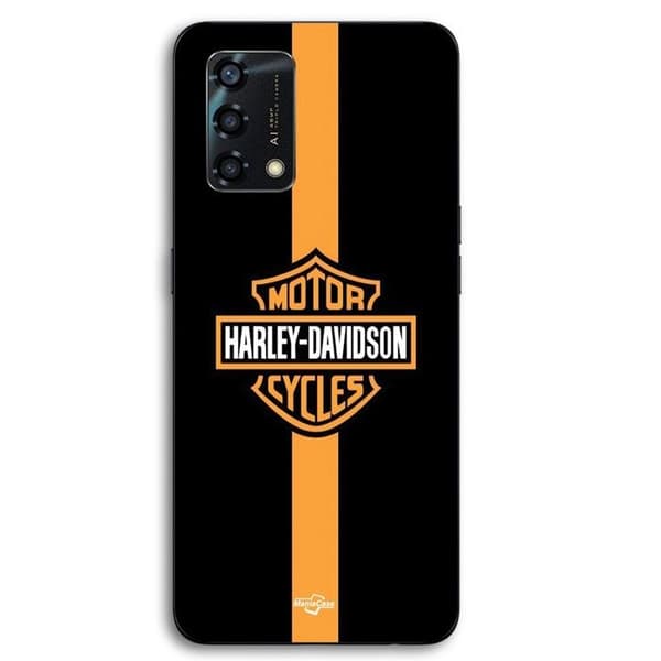 Coque til Oppo A95 Harley Davidson Motorcycles Maniacase Svart