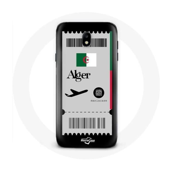 Coque - Samsung - Galaxy J3 2017 - Flybillet Alger - Blød - Beskyttelse