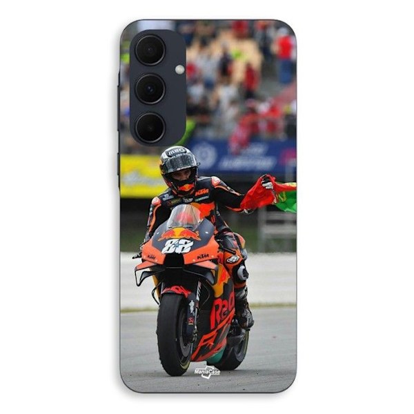 Coque För Samsung galaxy A35 Miguel Oliveira moto gp rapeau Portugal Maniacase Svart