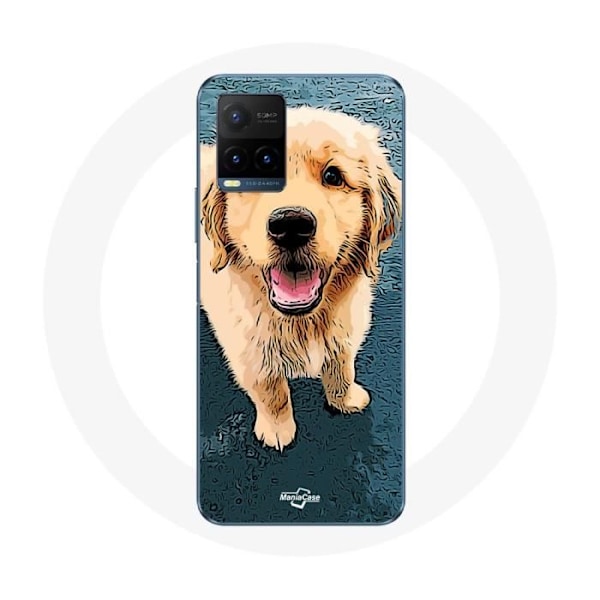 Skal för Vivo Y21s 2021 / Y21 2021 Golden Retriever Valp