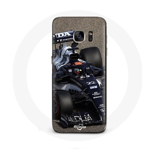 Coque för Samsung Galaxy S6 Formel 1 Yuki Tsunoda F1-förare Blå