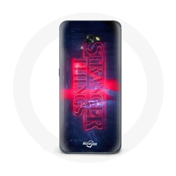 Coque för Samsung Galaxy A3 2016 Stranger Things Logotyp Transparent Säsong 4 Trailer 2022