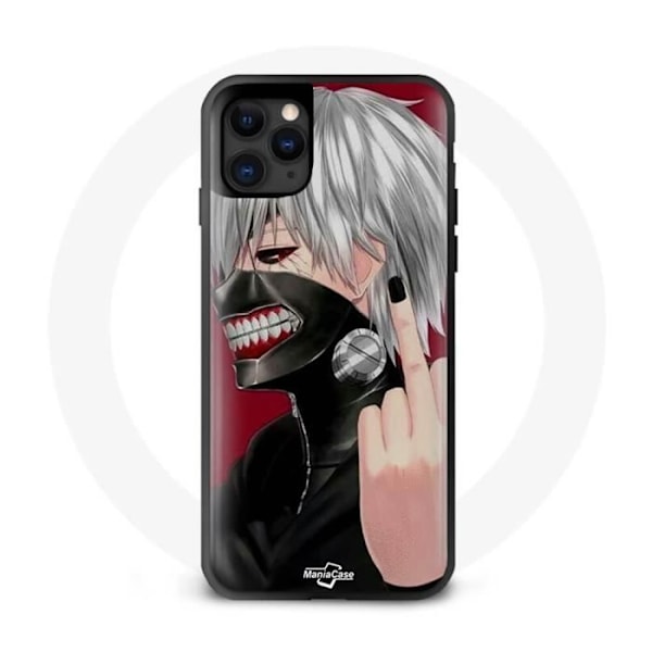 Coque - Maniacase - Iphone 13 - Tokyo Ghoul Anime - Mjuk - Skydd och dekoration Svart