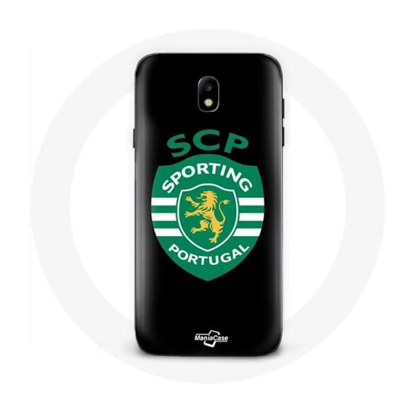 Coque - Maniacase - Samsung Galaxy J5 2017 - Svart - Flexibel - Motiv SCP Sporting Portugal svart